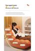 Caterpillar Single Sofa: Recline, Relax, Sleep—Ideal for Bedroom, Balcony, or Lounge Chair Use.