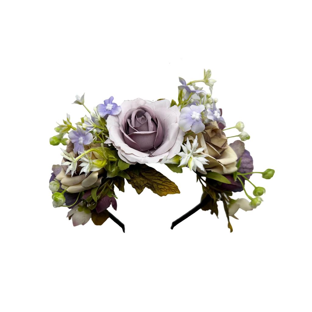 New simulation rose headband Mori bridal party hair accessories photo vacation wedding photo headgear women