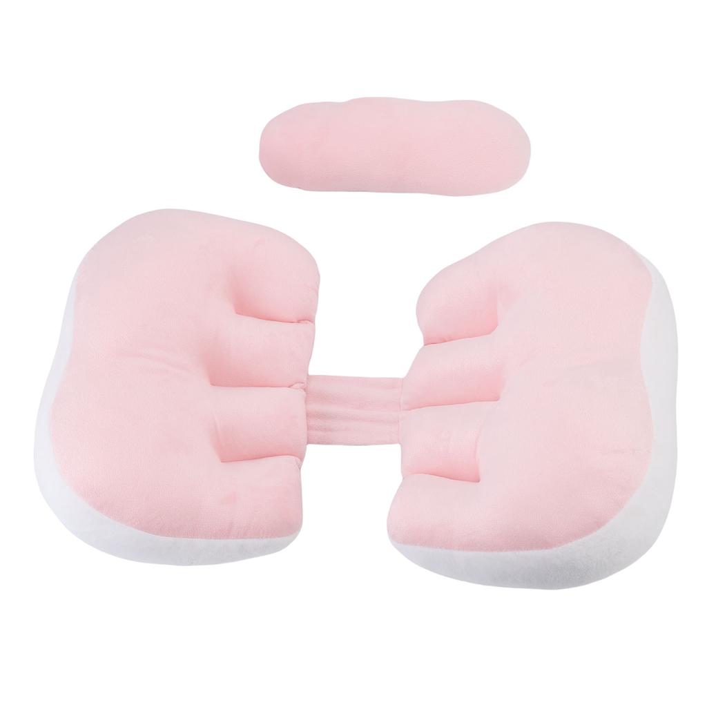 Pregnancy Pillow U Shaped Maternity Back Support Pillow for Side Sleeper Soft Cotton Machine Washable