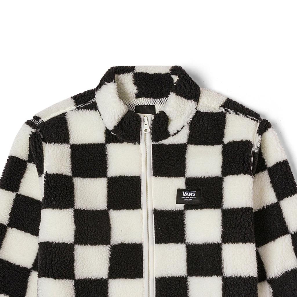 Vans Velvet Jacket For Kids Black White Kids' VN000JZFDPM