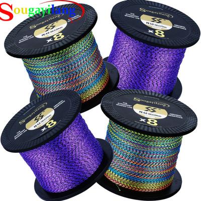 SOUGAYILANG 8 Strands Braided Fishing Line Abrasion Resistant Braided Lines Incredible Zero Stretch Fishing Line