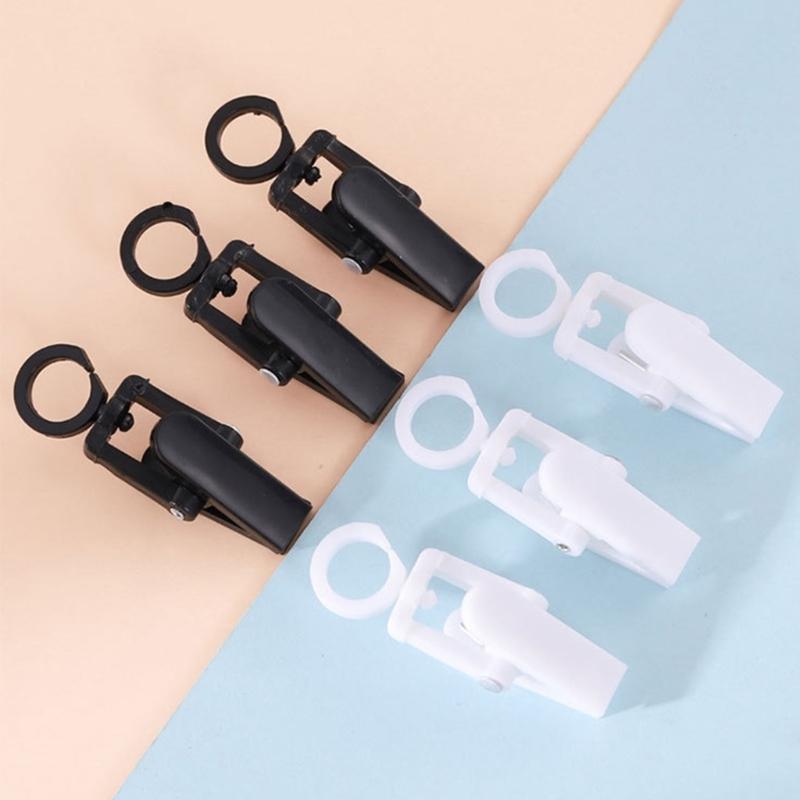 10 Pcs Laundry Hooks Clip Plastic Rotatable Hanging Towel Clips Strong Clips for Wardrobes Boot Hat Curtain Socks Sheets