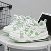 Famous brand men's shoes summer mesh breathable snake pattern student board shoes