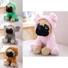 Adorables Grands Jouets en Peluche Chien Carlin de 8" Dans 7 Costumes Uniques Jouet Doux à Câliner