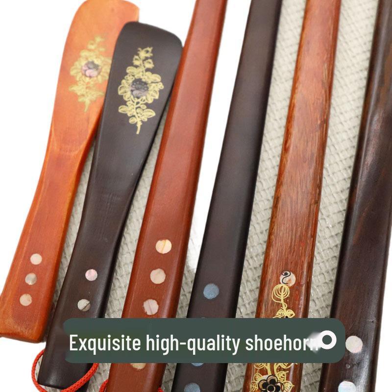 Long Handle Rosewood Shoehorn - Ideal for Pregnant Women