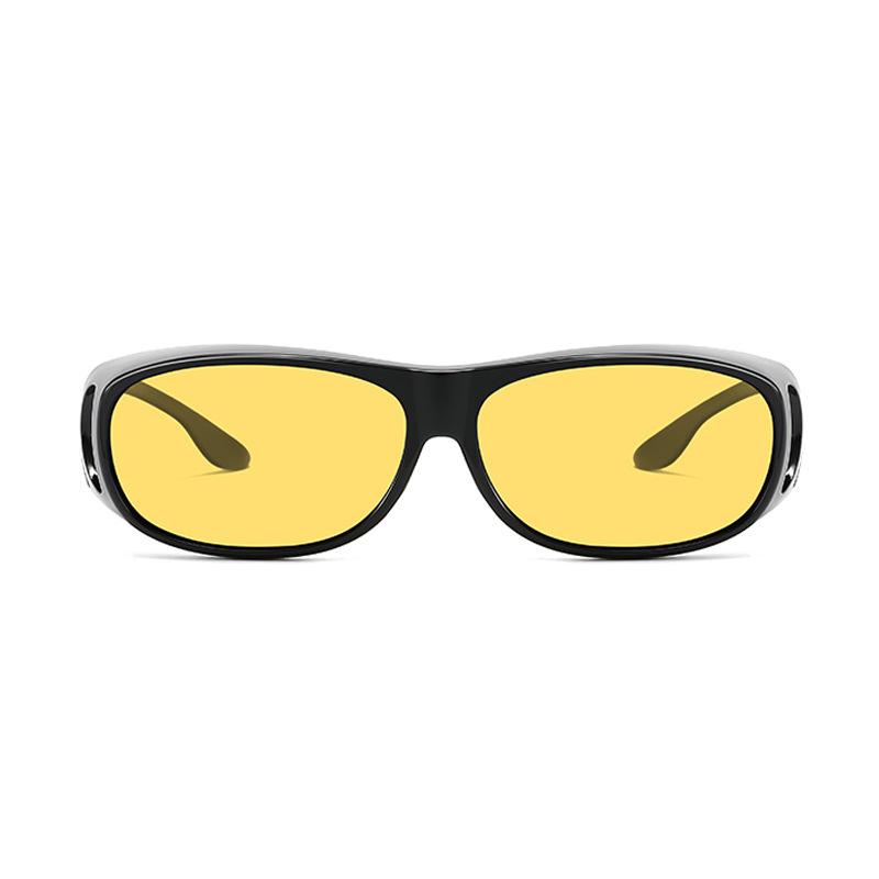 Black Technology High Definition Polarized Night Vision Goggles Driving Goggles Night Anti-Glare Driving Myopia Cover Goggles Outdoor Anti-High Beam