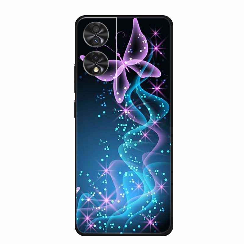Para TCL 40 NxtPaper 4G 6.78" Funda Animales TPU Silicona Suave Fundas de Teléfono Cubierta para TCL40 NxtPaper Protector Lobo Dibujos Animados Coque