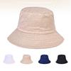Pălărie de pescar nouă cu strasuri pentru femei, pentru cap mare și față mică, Pălărie tip găleată, Stil coreean, Casual, Versatilă, Pălărie tip vas, Trendy