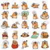 50 Cute Marmot Graffiti Stickers for Decoration - Perfect for Journals, Phone Cases, and Water Cups.