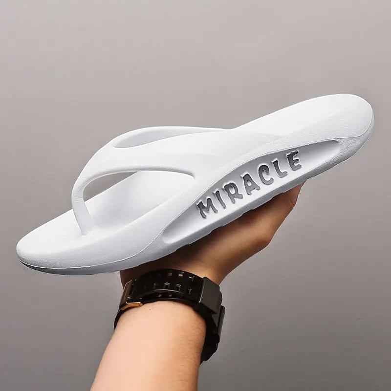 Sandals on Beach Flat Shoes for Women Flip Flops Soft Woman Slippers Slides Outside Small Size Chic and Elegant I Y Designer 39