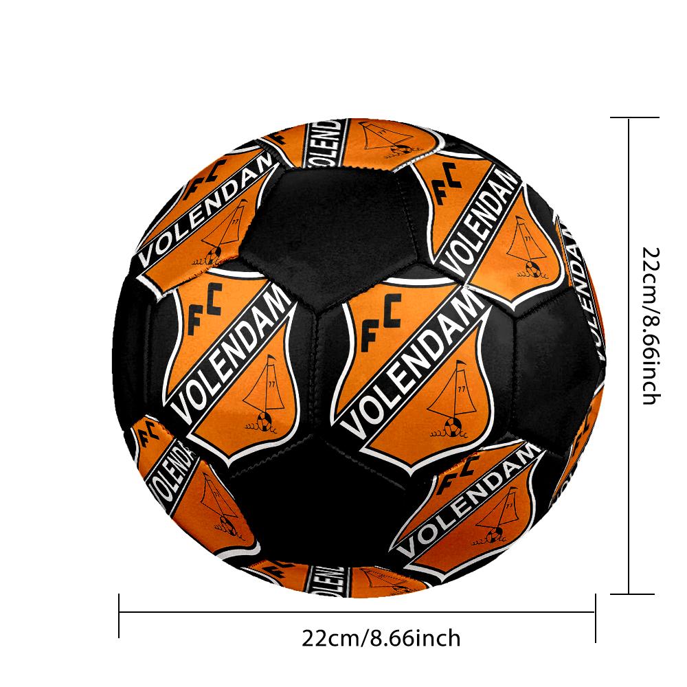 TAGLIA 5 Pallone da Calcio FC Volendam Colorato Per Tutte le Età Cucito a Macchina PVC Pronto per la Competizione Resistente Alta Rimbalzabilità