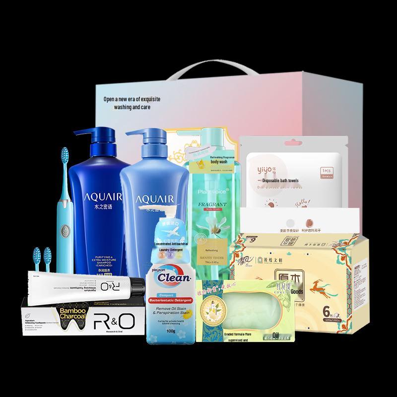 AQUAIR Revitalizing 9-Piece Body Wash Gift Set