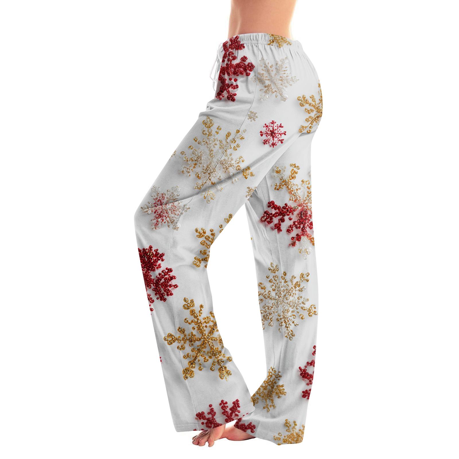 

Женские модные свободные повседневные брюки с принтом L