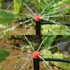 5/50PCS Spiked Dripper Sprinkler 8 Hole Drop Emitter All Round Scattering Sprinkler Garden Flower Watering Irrigation Supplies