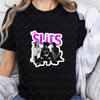 Korean-style Commentary On Men's Clothing Punk Band The Slits Y2K Short-sleeved Men's and Women's Round-neck Comfortable T-shirt