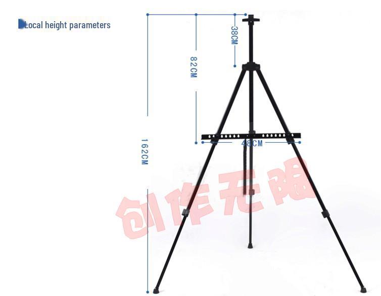 Foldable Iron Easel Stand for Art and Display