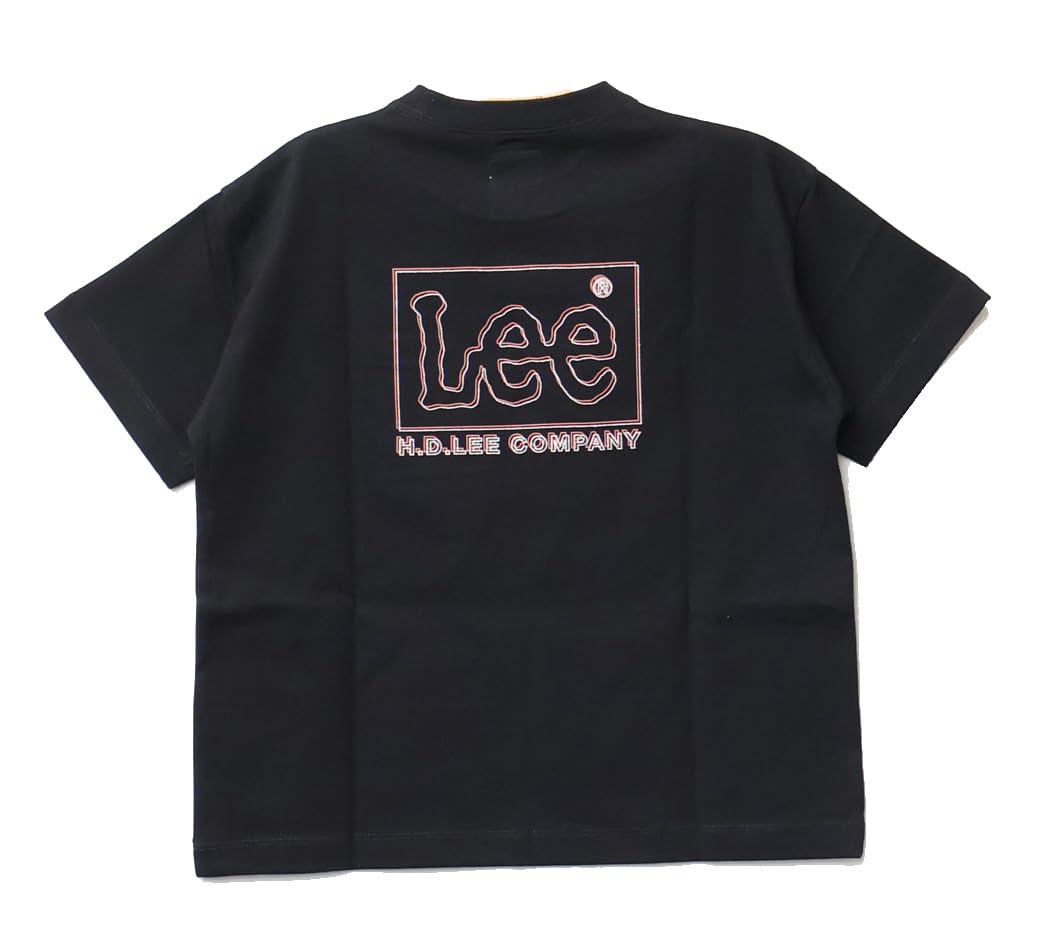 

Мужская футболка Lee с принтом на спине чёрный