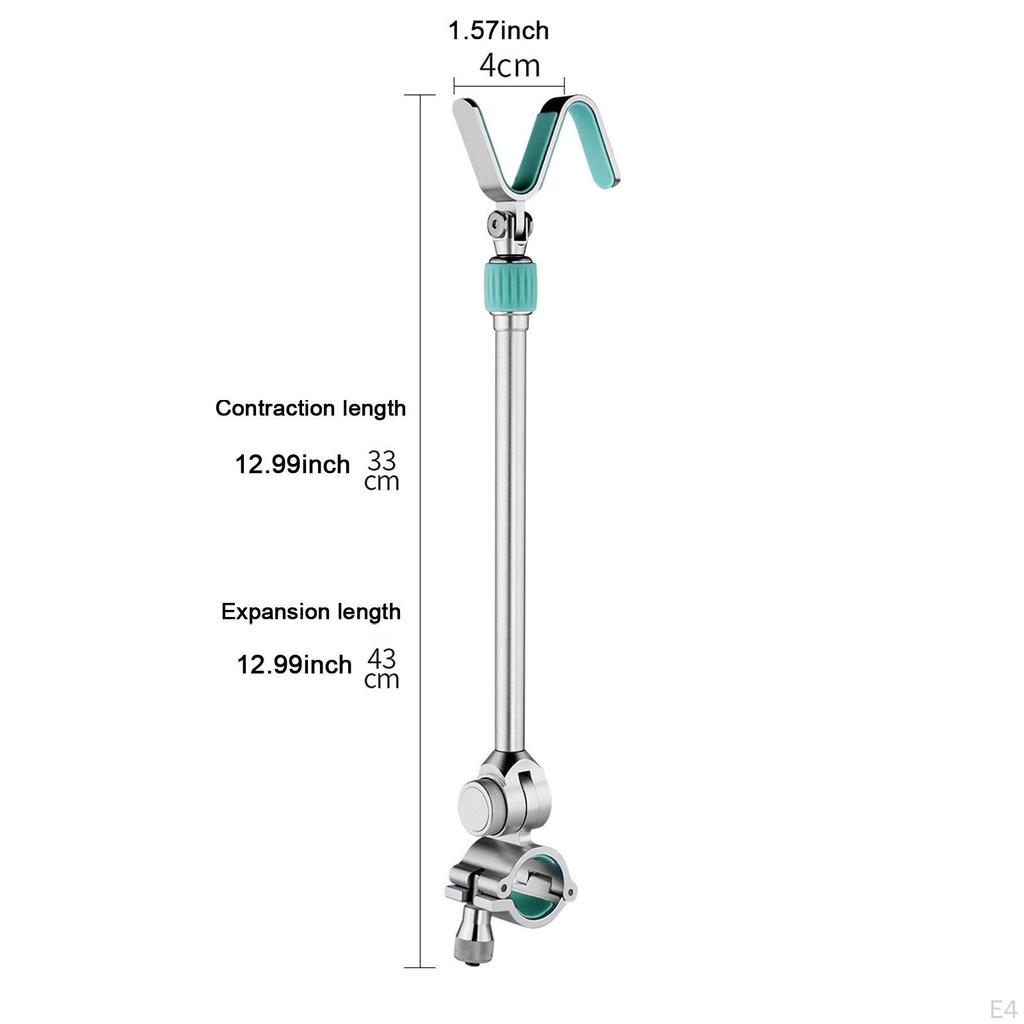 Fishing Rod Holder Tool Portable Stable Sturdy Non Slip Multipurpose Adjustable Pole Stand