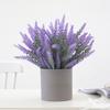 Pianta Artificiale Lavanda Decorativa Con Vaso Per Casa Ufficio Arrangement Romantico Da Tavolo