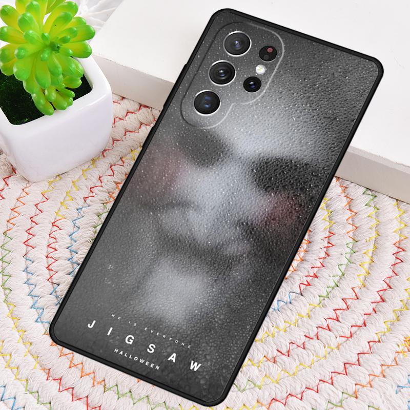 Jigsaw Saw Horror Silicone Phone Case For Samsung Galaxy note 10 pro S26 S25 S24 S23 S22 S21 Plus S25Ultra Capa Cover