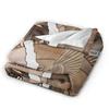 Warm Soft Blanket Camping Good Omens Throw Blanket Flannel Bedspread For Bedroom Fashion Sofa Bed Cover