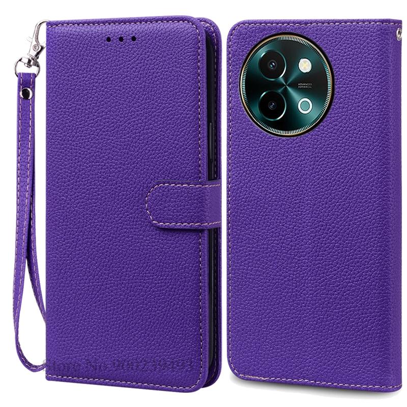 For Vivo Y38 5G Case Silicone Wallet Leather Flip Case For Vivo Y38 5G Case Soft Wallet Book Cover Housing Coque Fundas