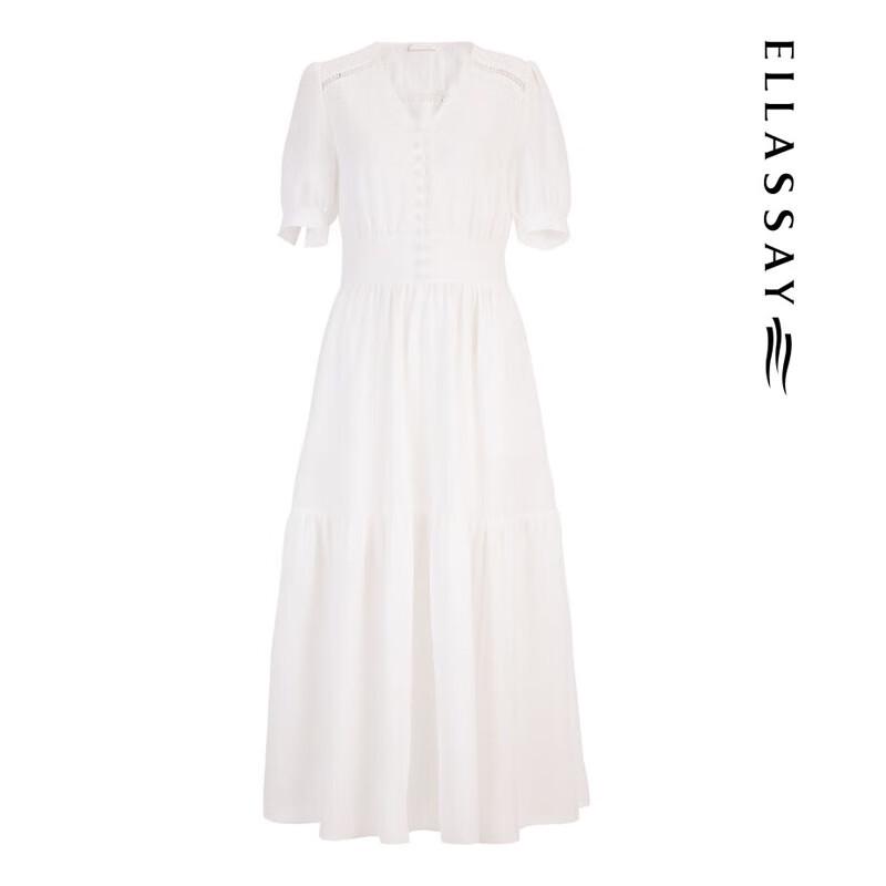 ELLASSAY French Gentle Short Sleeve Dress EWD352Y05000