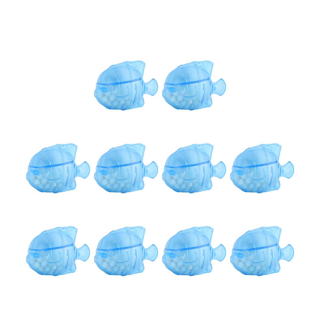 10PCS Humidifier Cleaner Fish ABS Blue Universal Humidifier Tank Cleaner for Warm Cool Mist Humidifiers