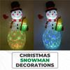 ABWR-150Cm LED Illuminated Inflatable Snowman Air Pump Night Lamp Inflatable Toys Indoor Outdoor Christmas Decor