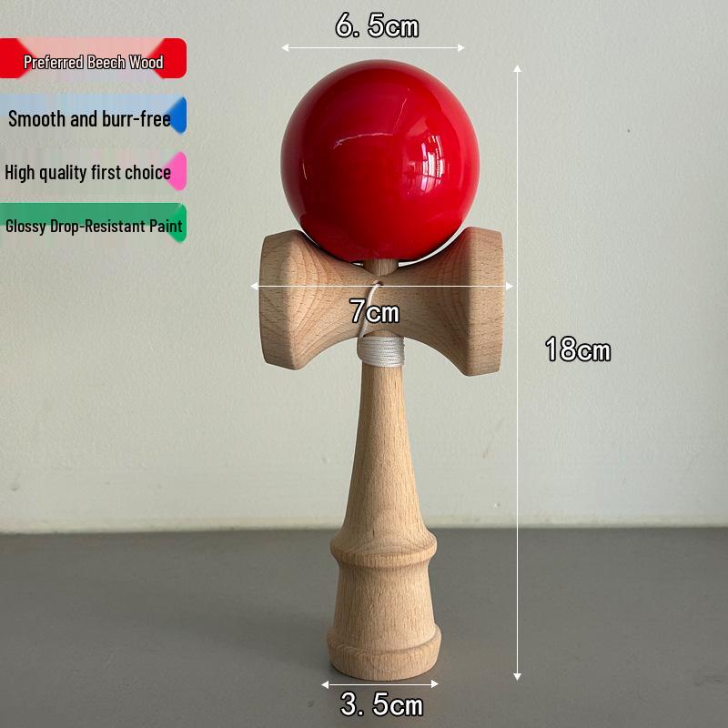 

Японська дерев яна іграшка кендама: Покращуйте координацію рук і очей та навички для дитячої освітньої гри «Зроби сам»