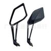 Universal Black Rearview Mirror Kawasaki Z1000 2014-2021 Motorcycle Off-Road Style ABS Shell Aluminum Stem