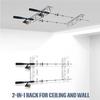 6 Rod Fishing Rod Holder Wall Ceiling Storage Rack Horizontal Rod Stand for Garage, Cabin, Basement Fishing Accessory
