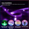 10M 15M LED Strip Lights , Music Sync Color Changing RGB LED Strip Bluetooth, 16millon color, USB powered ,APP+Remote LED Light