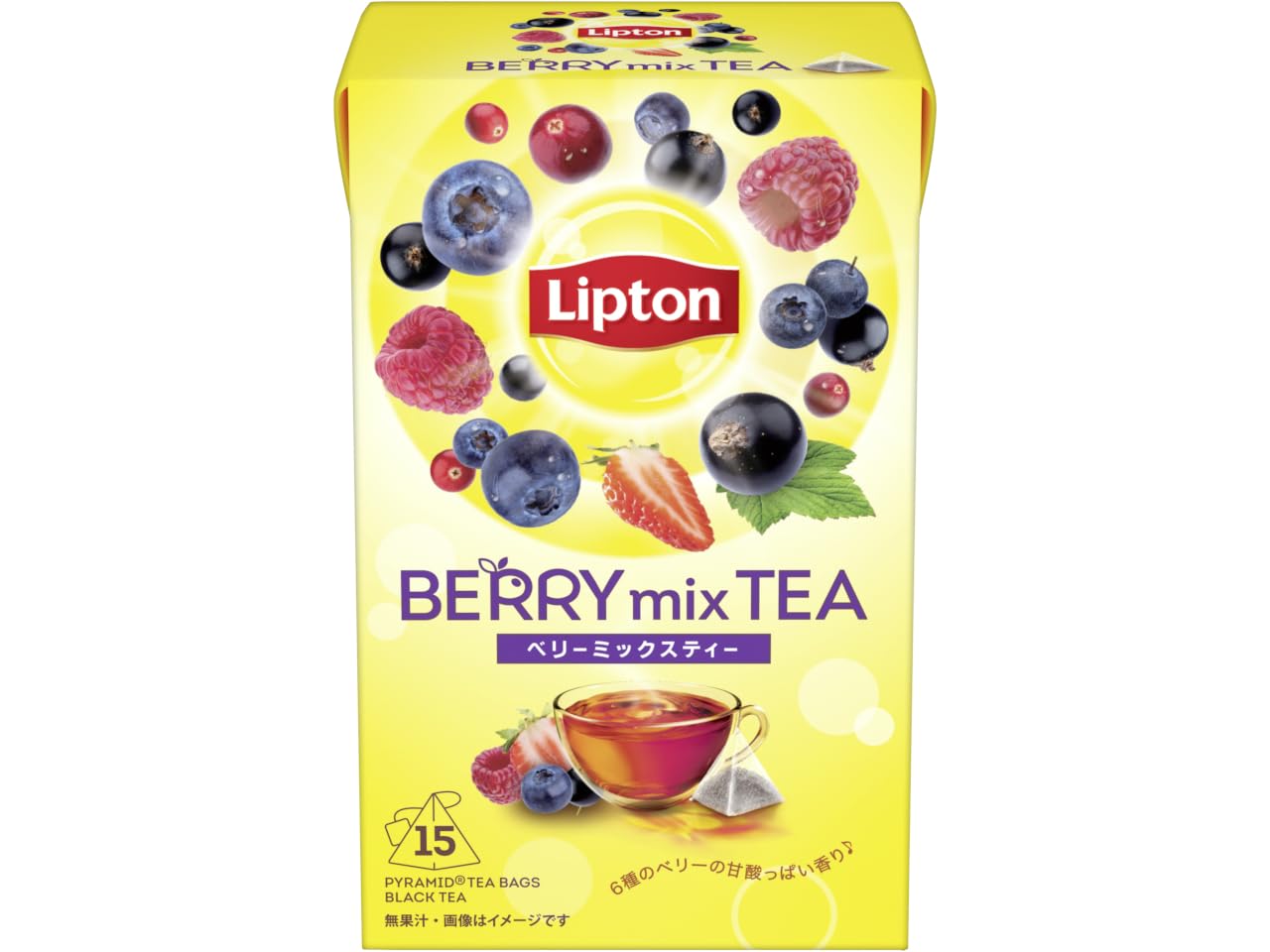 Lipton Berry Mix Tea Tea Bags [Flavored Tea] 15 bags