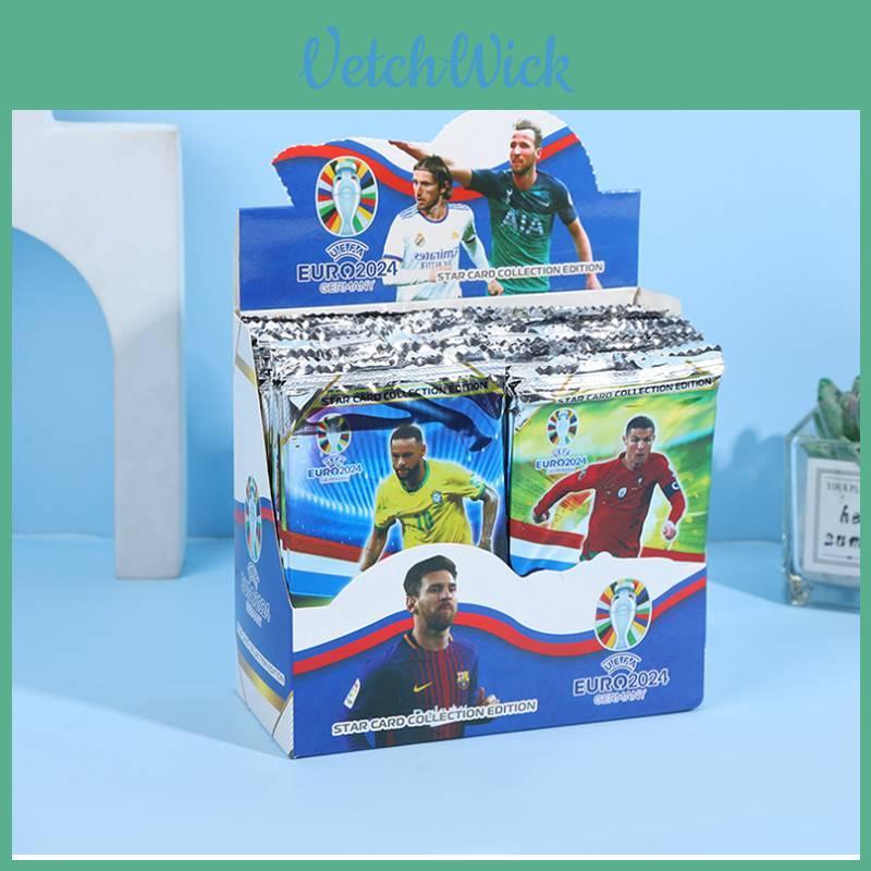 Carte Deluxe Stella del Calcio Coppa d'Europa Messi Ronaldo Neymar Carte Collezionabili da Scambio