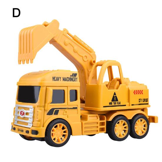 Engineering Vehicle Toy Flexible Joints Simulation Inertial Pull Back Sliding Dump Truck Bulldozer Excavator Model Gifts for Boys