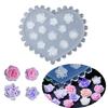 Silicone Flower Nail Art Mold Embossed Jewelry Mould Handmade Crafts Making Mold