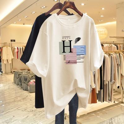Reines Baumwoll-T-Shirt Damen locker Koreanische Version 2025 Neues Sommerdesign Mode-T-Shirt Kurzarm Weißes Oberteil Ins Trend