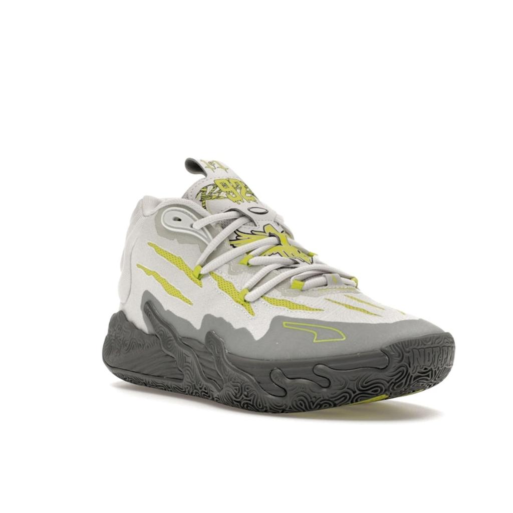 Puma MB.03 Chino Hills Unisex Sneakers Grey Feather-Grey Lime-Smash 379235-01