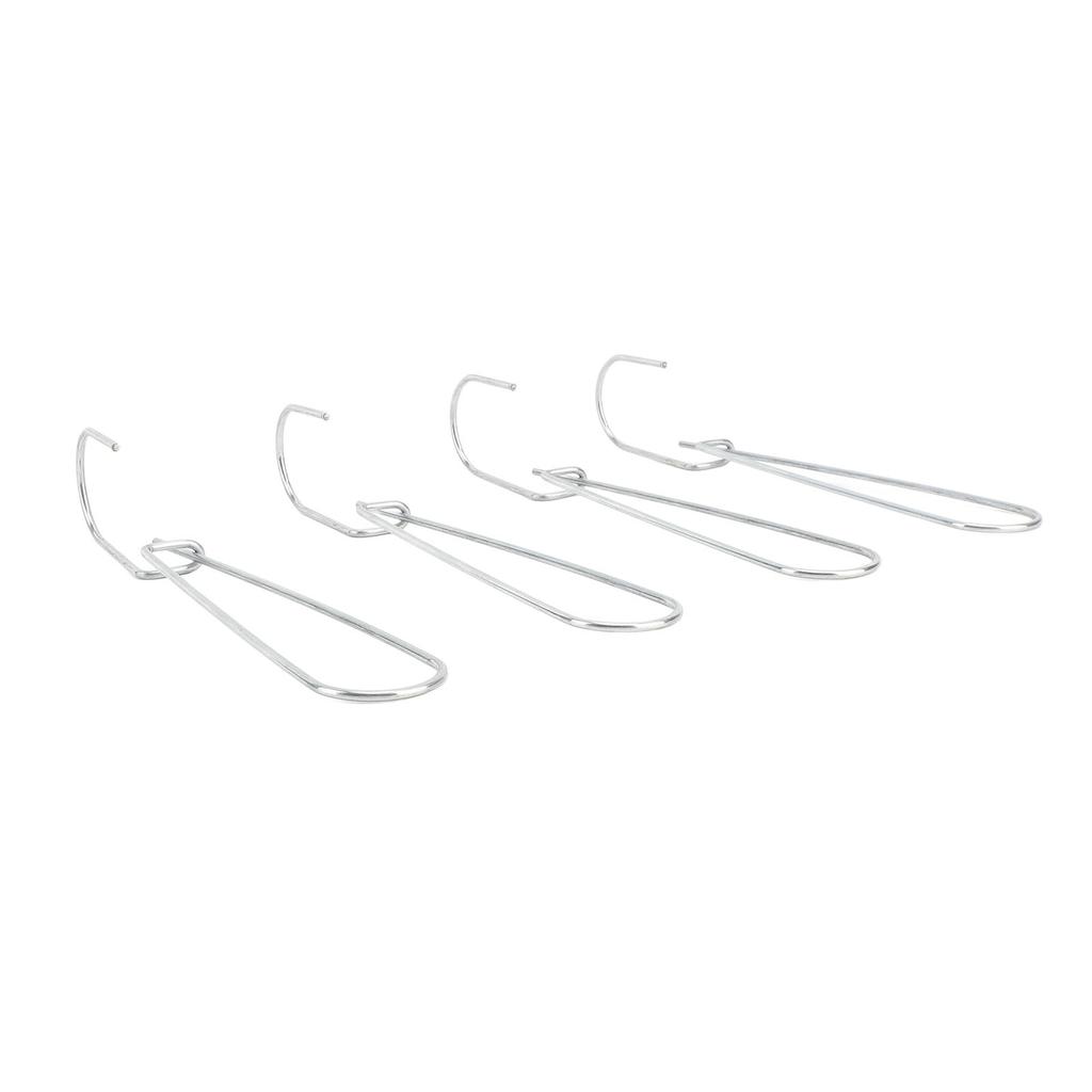 20PCS Paper Pattern Hook Galvanized Steel 2.5x185mm Pattern Making Paper Storage Hanging Hook