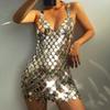 Accessories, Sexy Colored Sequins Woven Bikini Body Chain, Creative Splicing Skirt Accessories For Women