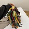 Niche design large-capacity underarm shoulder bag female personality Indian style fringed commuter messenger bag