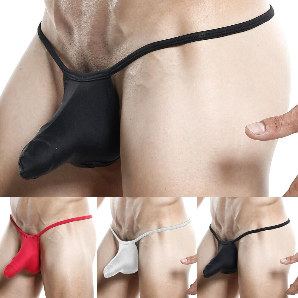 Muži Sexy Low Rise Prodyšné kalhotky Tanga G String T Zadní pouzdro JJ Spodničky