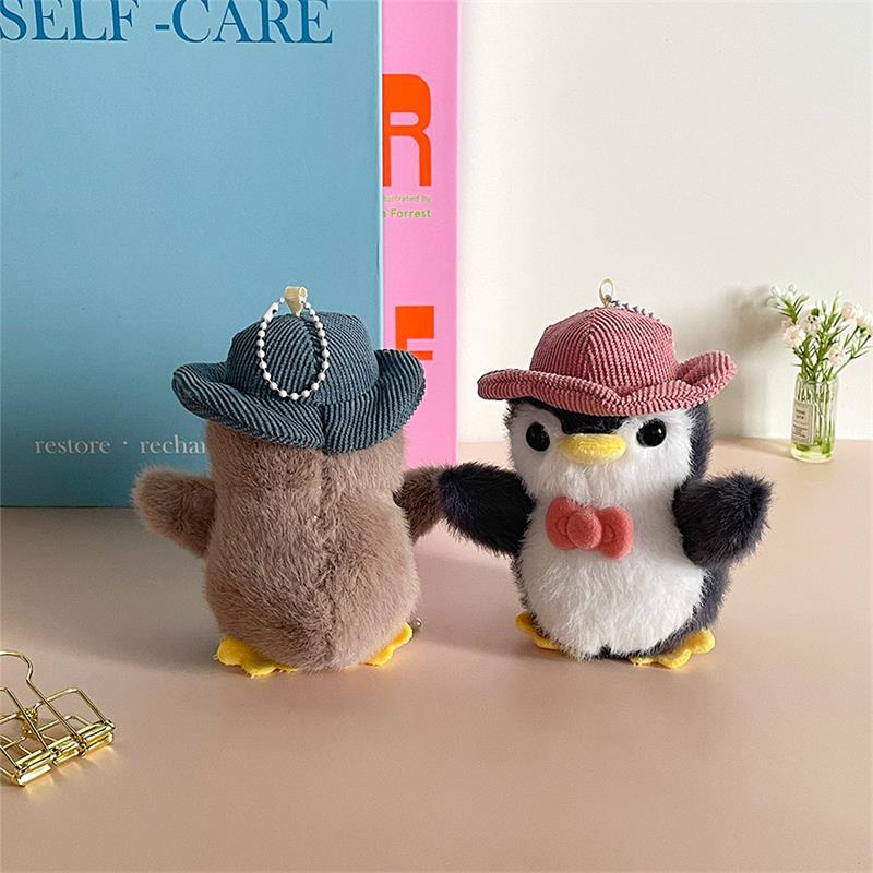 Cartoon Cute Penguin Plush Doll Toys Keychain Pendant Bag Hanging Ornaments Backpack Charm Girly Keyring Christmas Birthday Gift