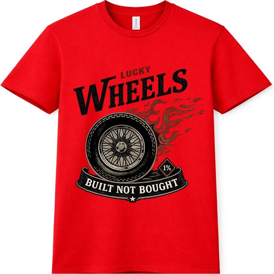 Built Not Bought T Shirt Hot Rod Garage Speed Shop Racing Car Graphic Tee S