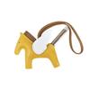 Hand-Stitched Genuine Leather Pony Bag Charm - Cute Lambskin Flying Horse Design
