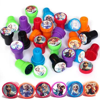12/36 Pcs Disney New Style Frozen Theme Elsa Children's Stamp Children's Birthday Guest Gift Party Children's Birthday Gift
