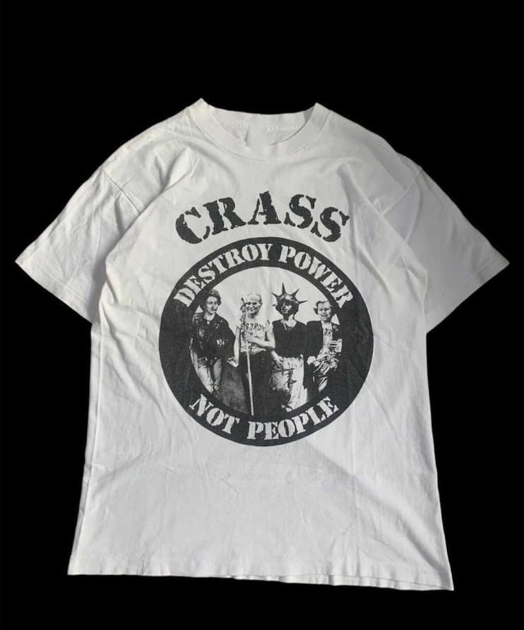 Crass Band White Cotton Adult T-Shirt, Crass Unisex Shirt S-5XL Q3512 M