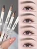 Novo Eyebrow Pencil 2023 New Arrival Waterproof Long Lasting Fadeless Affordable Distinct Look Wild Eyebrow for Boys and Girls