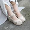 2024 Hot National Style Retro Female Flat Shoes Spring Summer Exquisite Fashion Embroidery Cloth Shoes Hot Casual Women Shoes